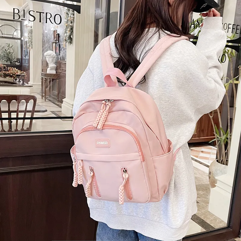 BUBM Nylon Backpack Unisex Multicolor-26