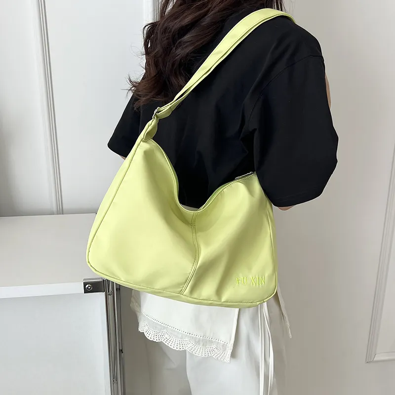 BUBM Nylon Crossbody Bag, Shoulder Bag Women's Light Green/White/Black-16