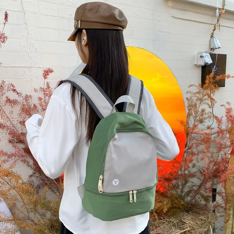 BUBM Nylon Backpack Unisex Multicolor-9