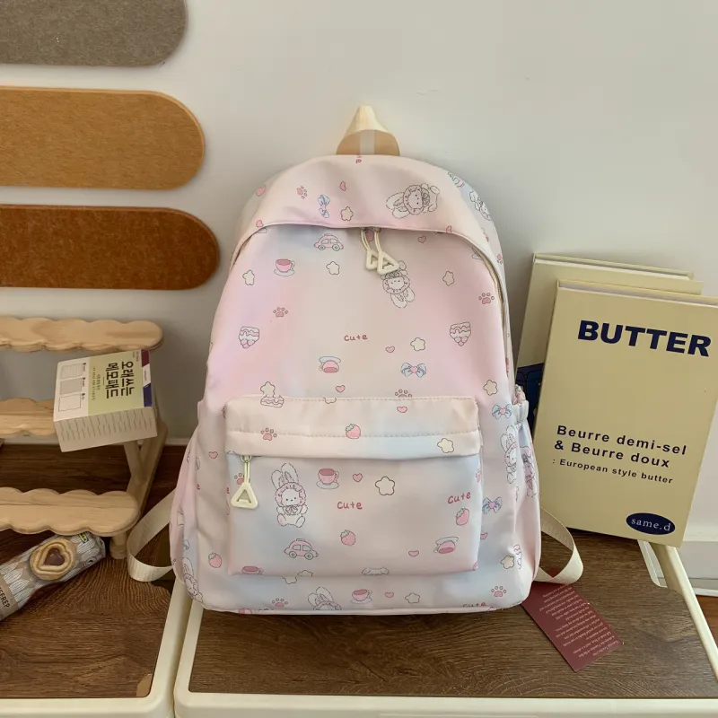 BUBM Composite Cloth Backpack Women's Multicolor-11