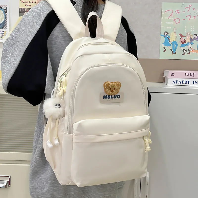 BUBM Nylon Backpack Women's Multicolor-12
