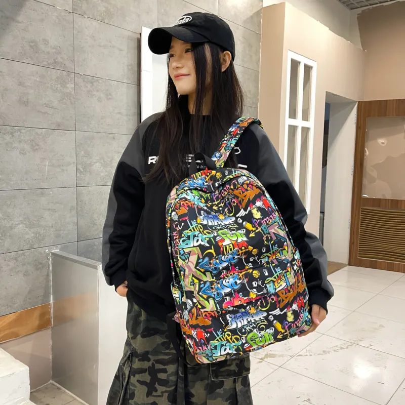 BUBM Oxford Backpack Unisex Multicolor-4