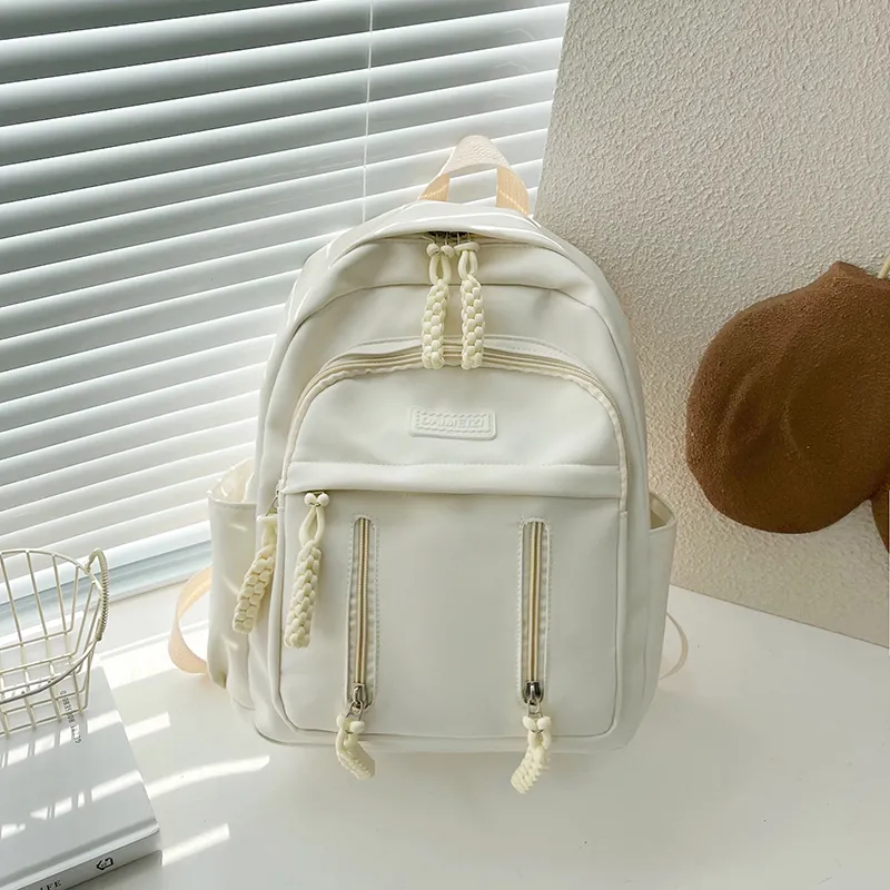 BUBM Nylon Backpack Unisex Multicolor-7