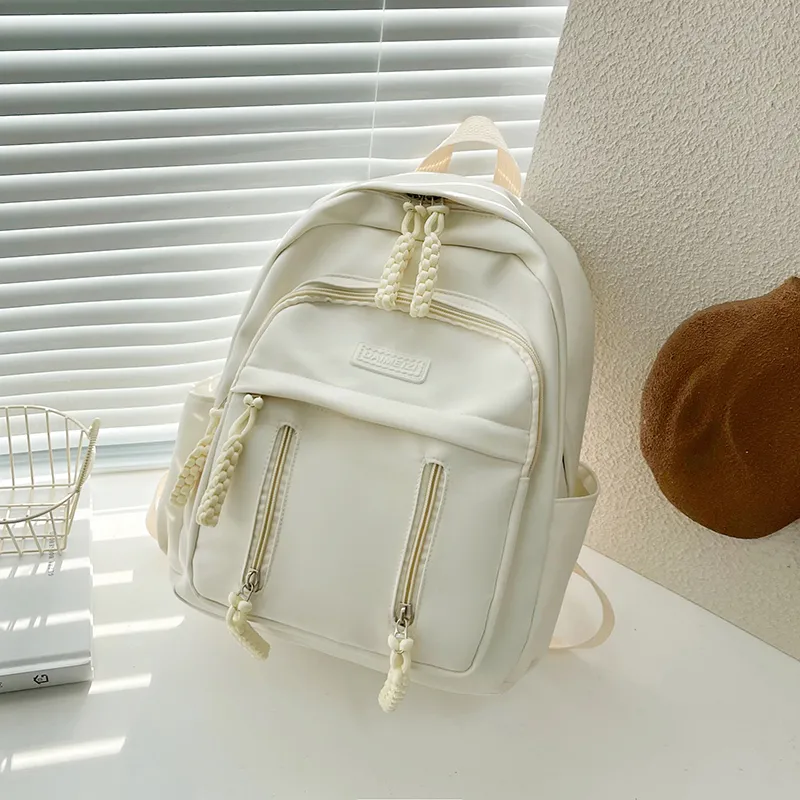 BUBM Nylon Backpack Unisex Multicolor-8