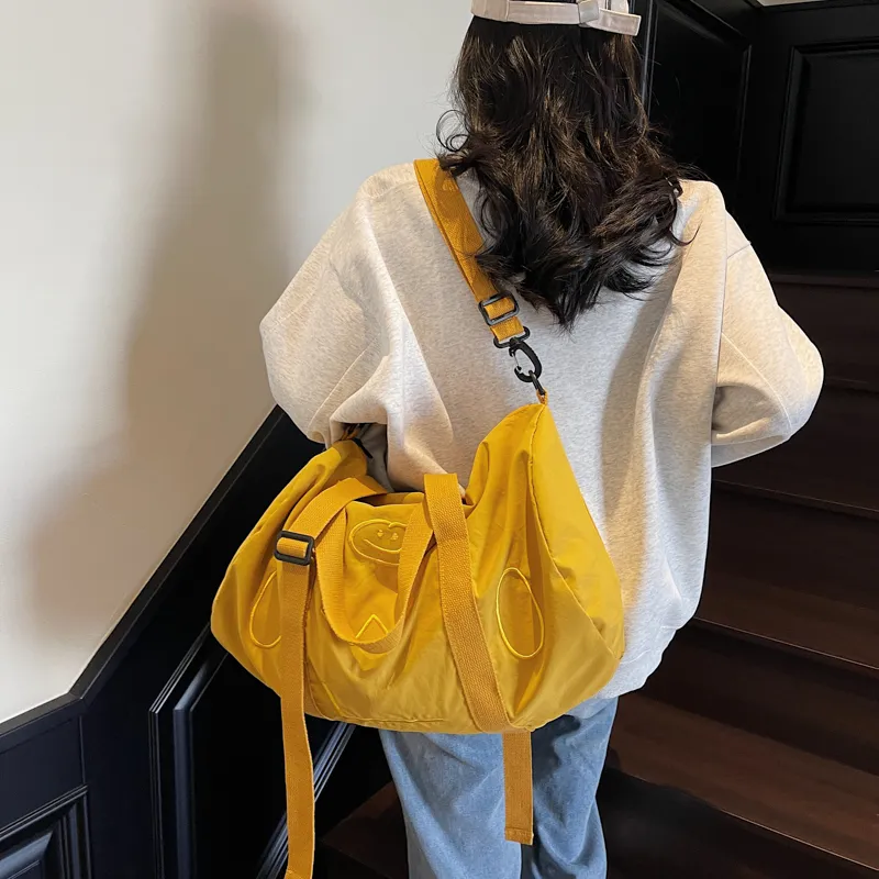 BUBM Fabric Travel Bag Unisex Black/White/Gray/Green/Yellow-20