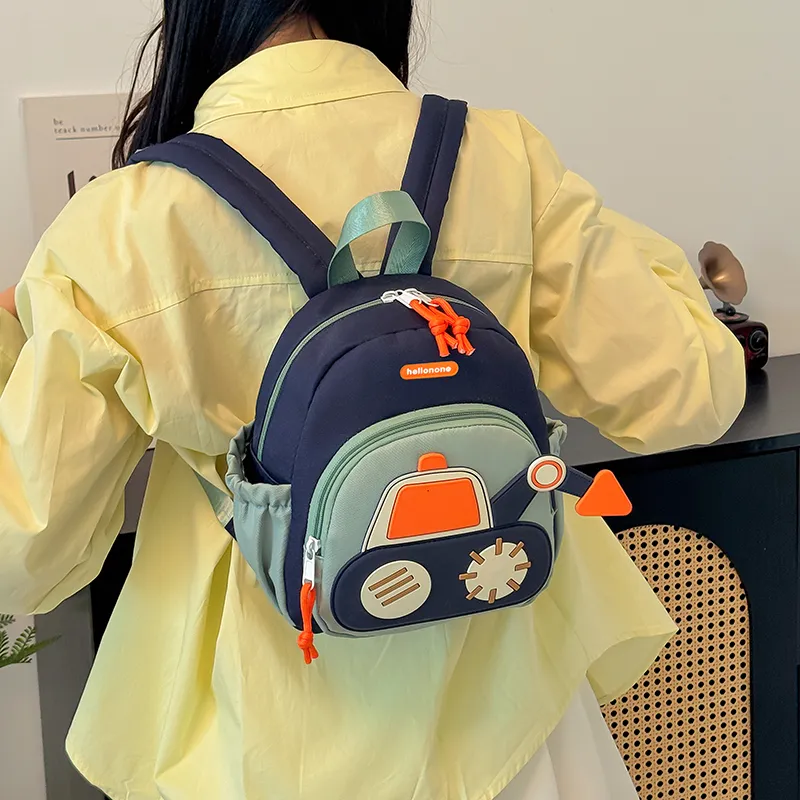 BUBM Nylon Backpack Kids' Blue & Yellow/Blue & Green-10