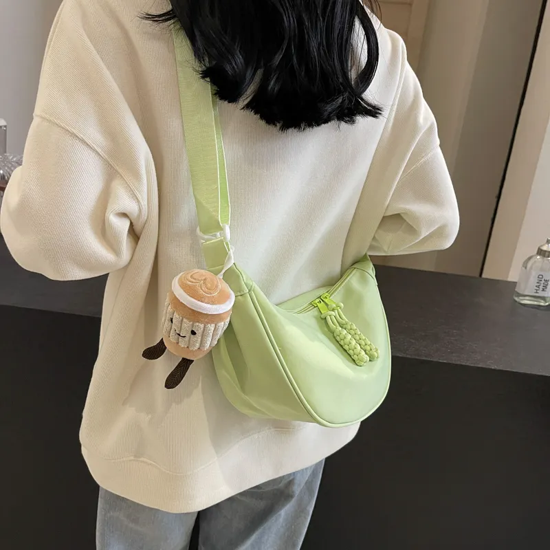 BUBM Canvas Dumpling Bag, Crossbody Bag, Shoulder Bag Unisex Multicolor-19