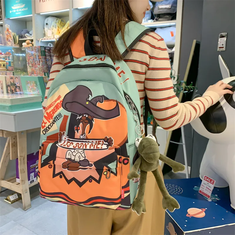 BUBM Oxford Backpack Unisex Jasper/Brown/Green/Khaki-8