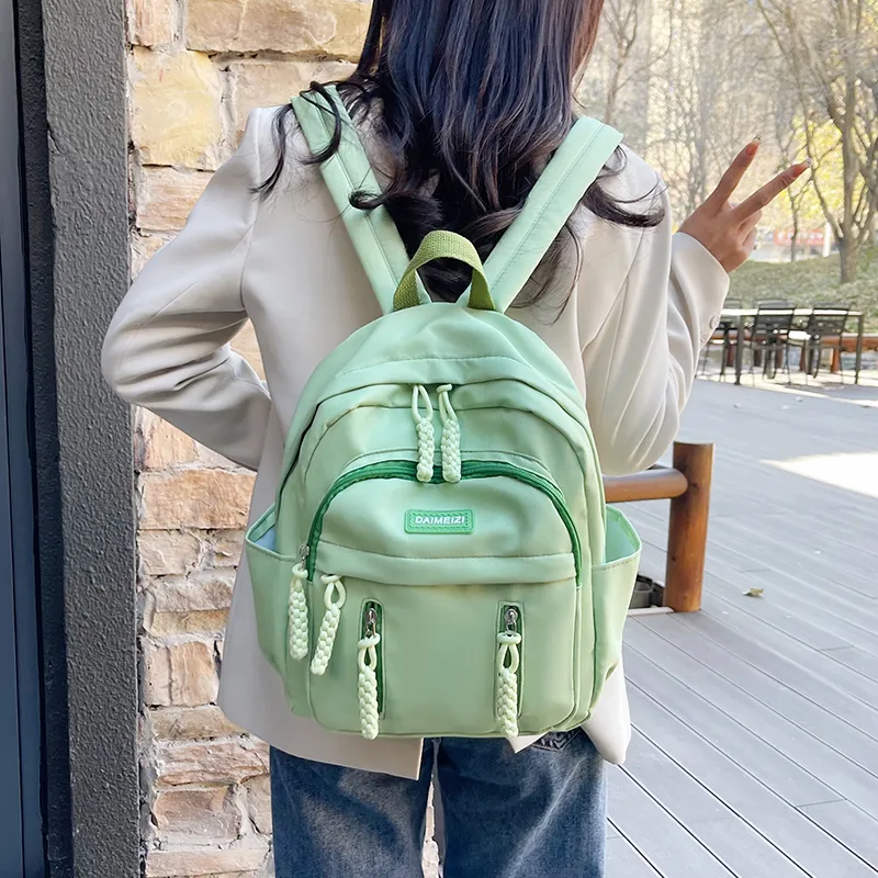 BUBM Nylon Backpack Unisex Multicolor-18