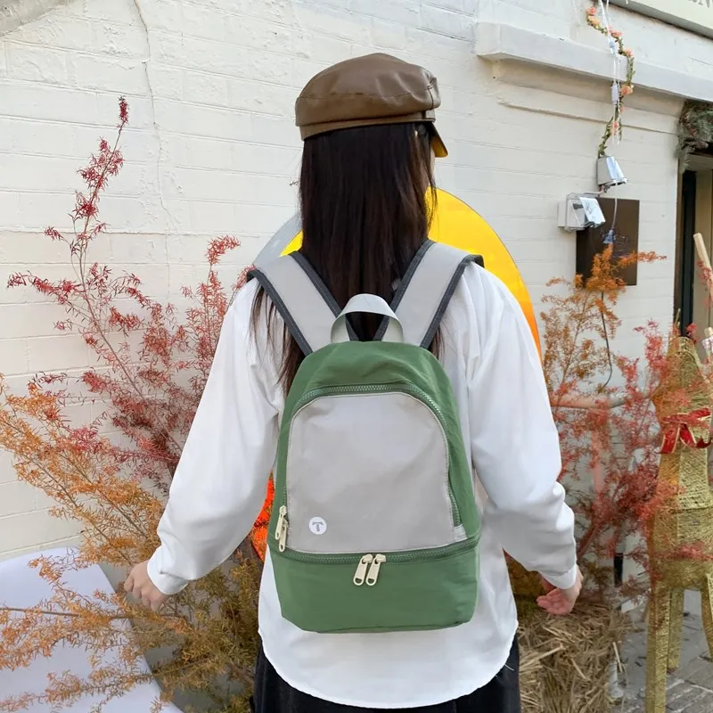 BUBM Nylon Backpack Unisex Multicolor-7