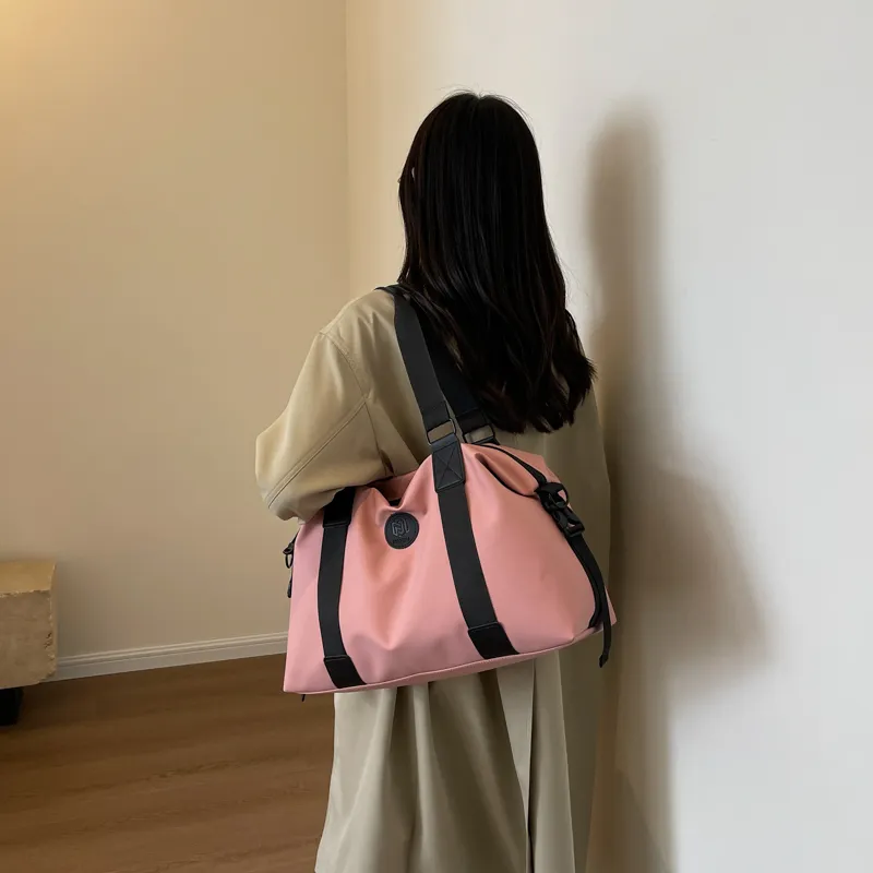 BUBM Fabric Travel Bag Unisex Black Gray Blue/Pink/Burgundy-29