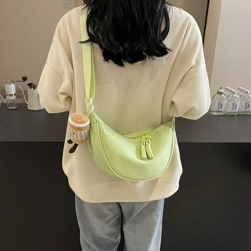 BUBM Canvas Dumpling Bag, Crossbody Bag, Shoulder Bag Unisex Multicolor-18