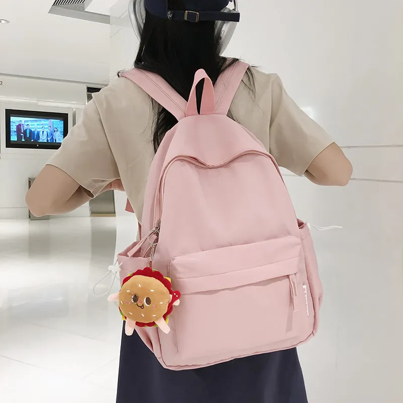 BUBM Nylon Backpack Unisex Multicolor-4
