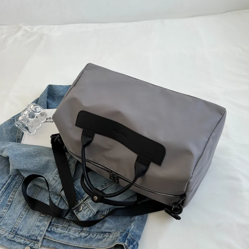 BUBM Fabric Travel Bag Unisex Black/Dark Gray/Khaki/Pink-21