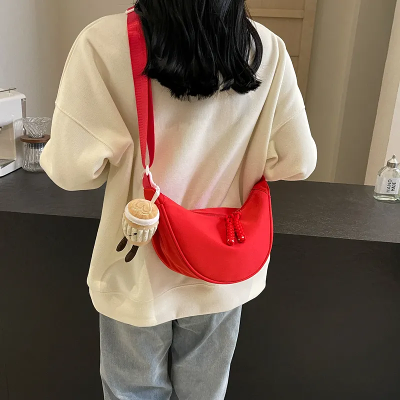 BUBM Canvas Dumpling Bag, Crossbody Bag, Shoulder Bag Unisex Multicolor-10