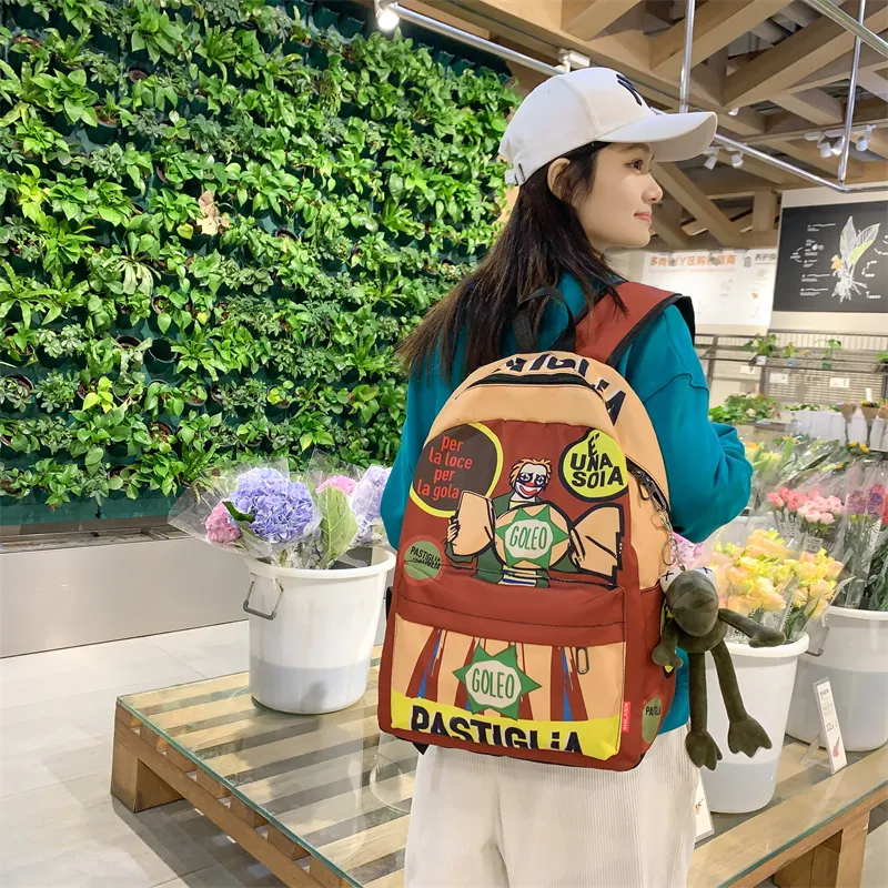 BUBM Oxford Backpack Unisex Jasper/Brown/Green/Khaki-20