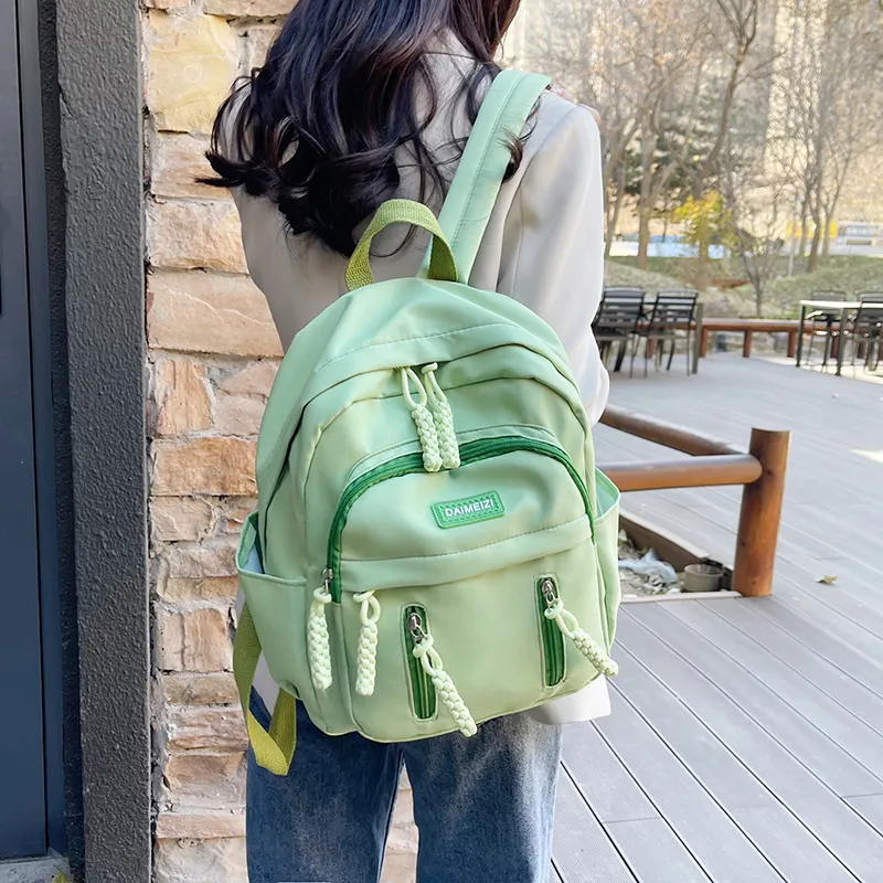 BUBM Nylon Backpack Unisex Multicolor-20