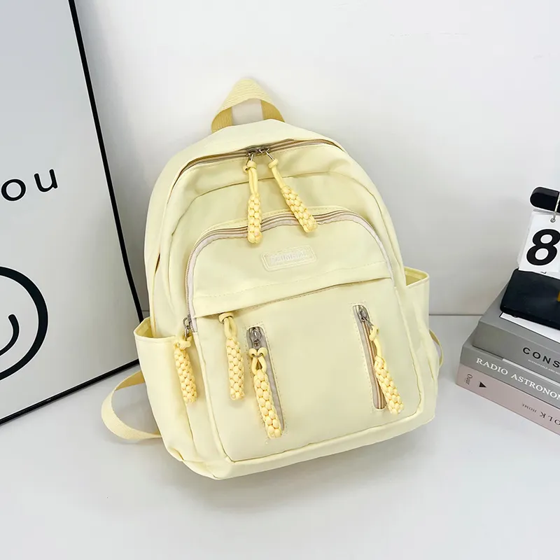 BUBM Nylon Backpack Unisex Multicolor-11