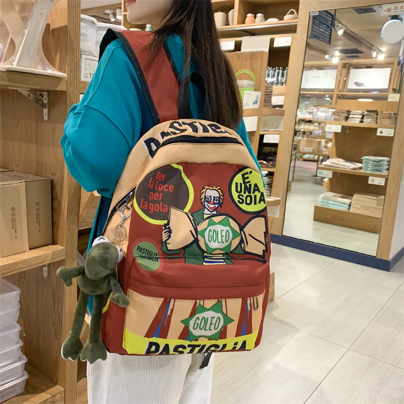 BUBM Oxford Backpack Unisex Jasper/Brown/Green/Khaki-19