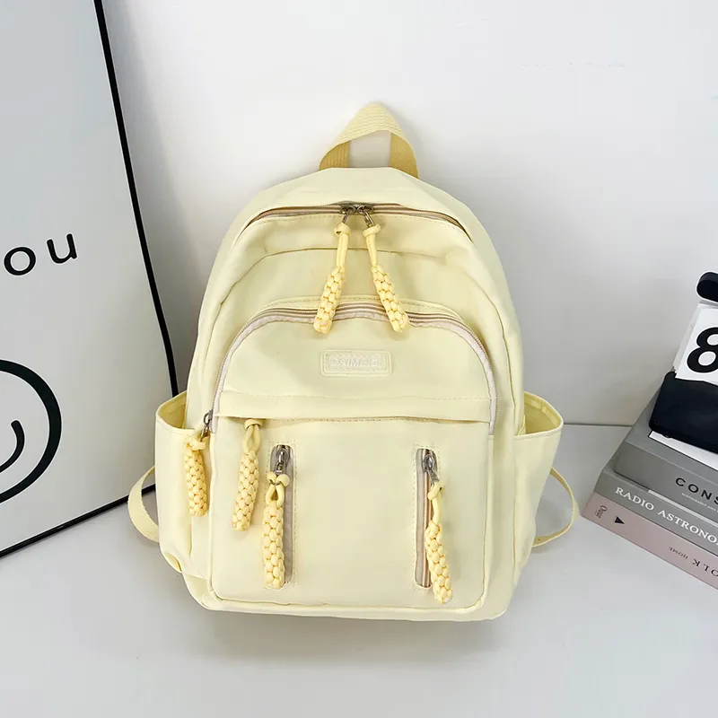 BUBM Nylon Backpack Unisex Multicolor-10