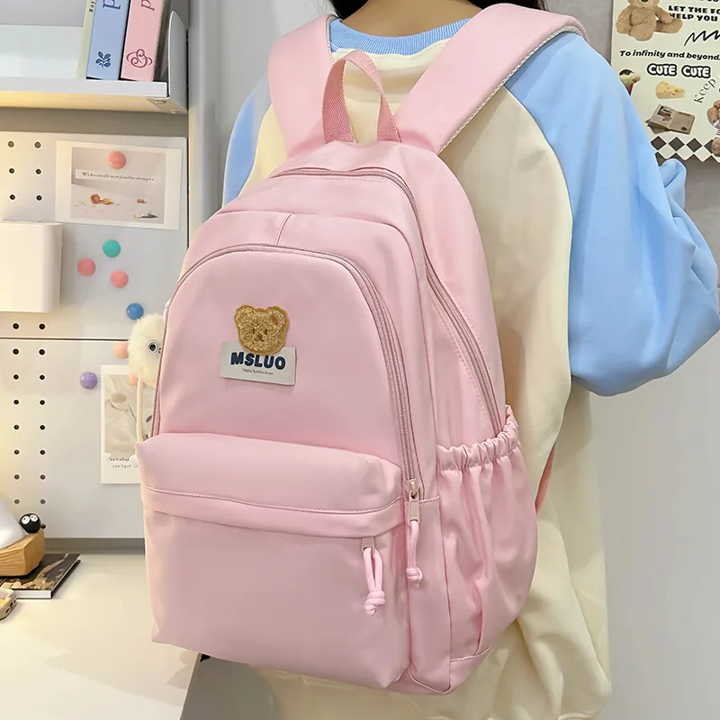 BUBM Nylon Backpack Women's Multicolor-18