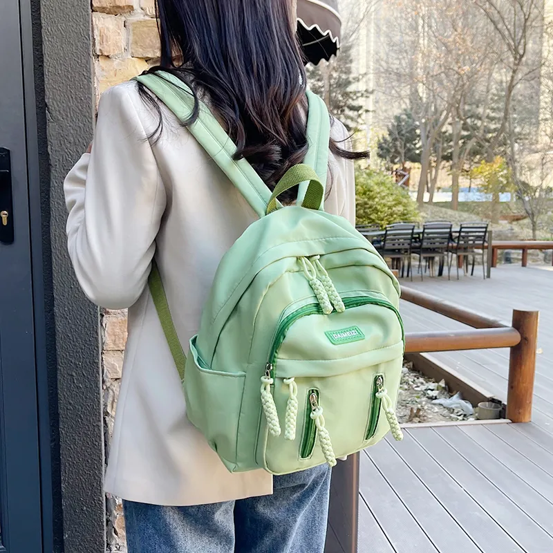 BUBM Nylon Backpack Unisex Multicolor-19
