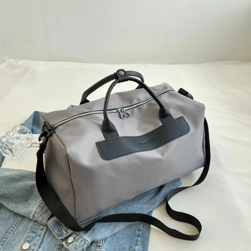 BUBM Fabric Travel Bag Unisex Black/Dark Gray/Khaki/Pink-20