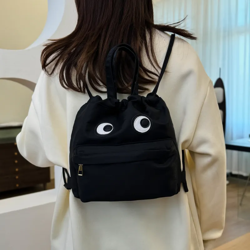 BUBM Polyester Outing Travel Cute Backpack Regular Women's Black-4