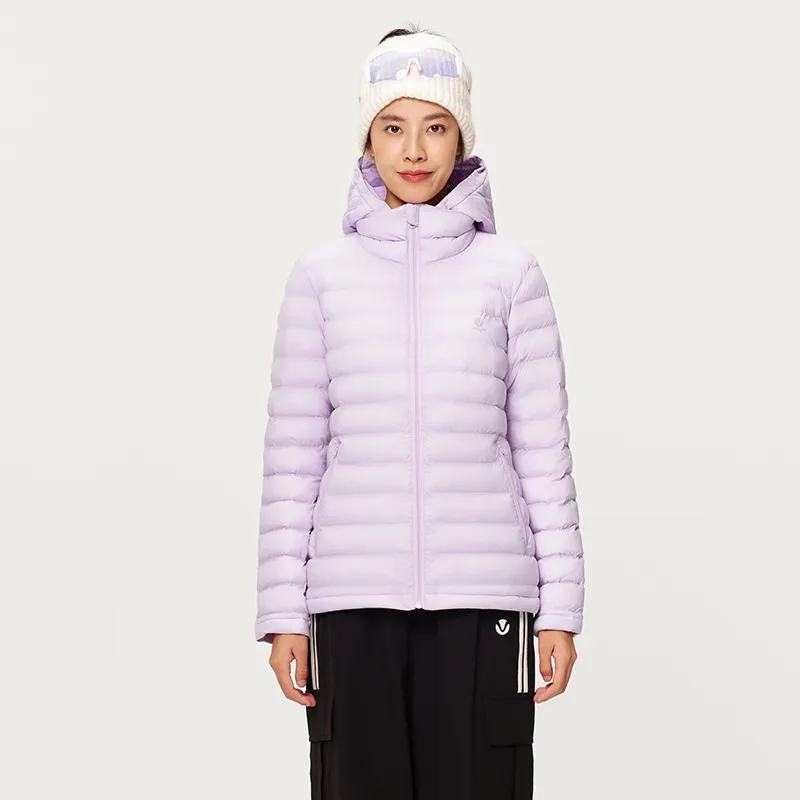 VIVI CYCLE Puffer Jacket Women's Light Purple-2