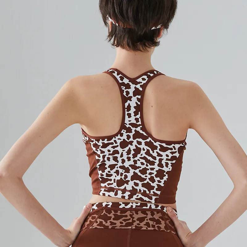 VIVI CYCLE x POM PECHE Sport Vests Women's Brown-1