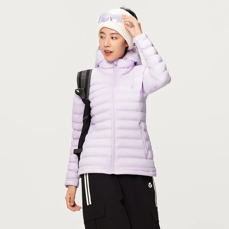 VIVI CYCLE Puffer Jacket Women's Light Purple-1