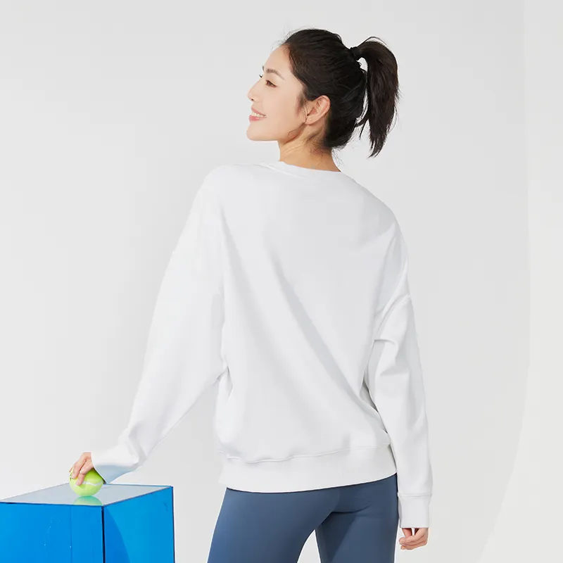 VIVI CYCLE Sweatshirt Unisex Ivory White-4