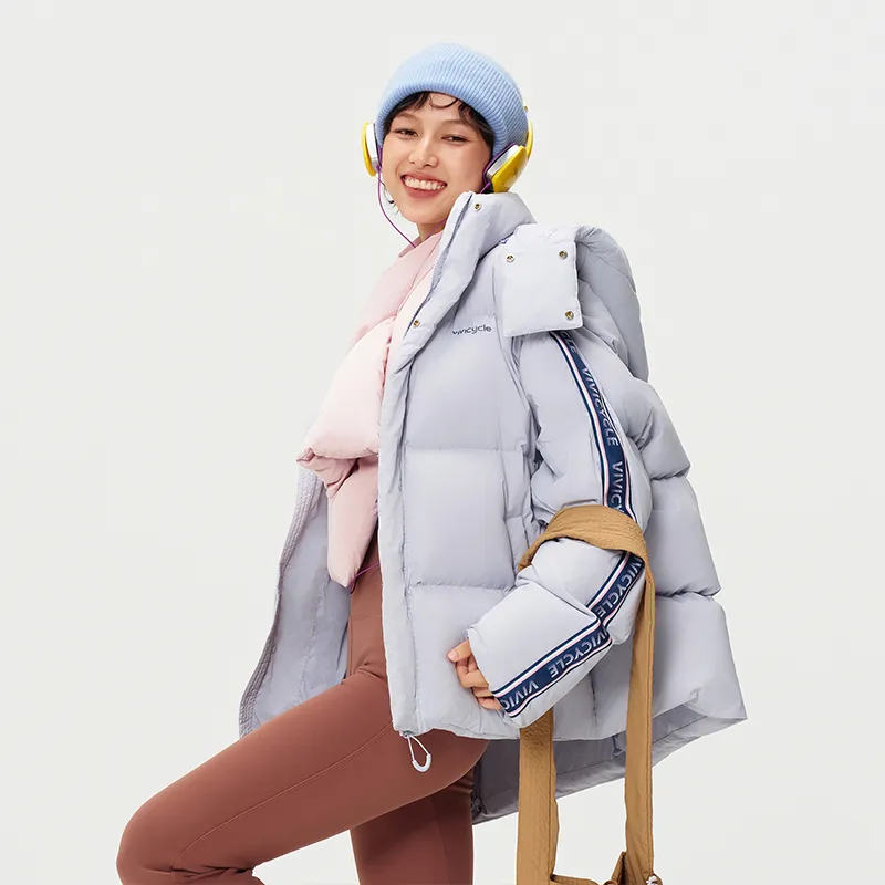 VIVI CYCLE Down Jacket Unisex Sky Blue-1