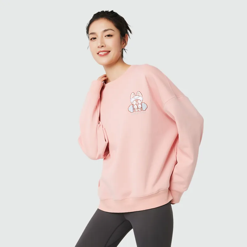 VIVI CYCLE Sweatshirt Unisex Leather Pink-2