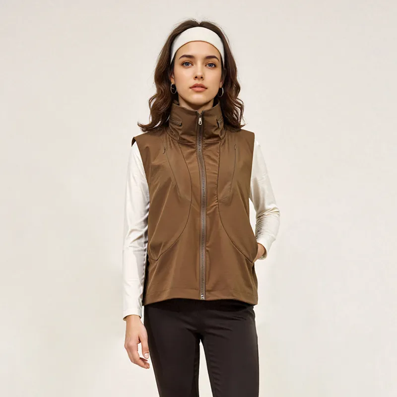 VIVI CYCLE Vests Women's Brown-3