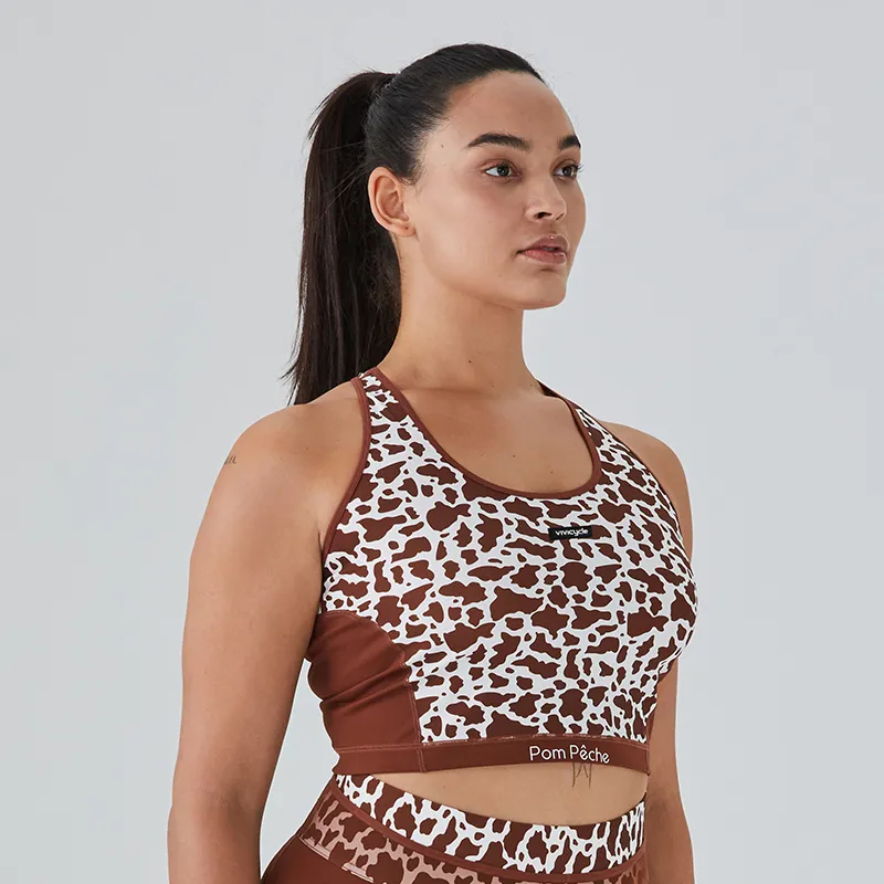 VIVI CYCLE x POM PECHE Sport Vests Women's Brown-2