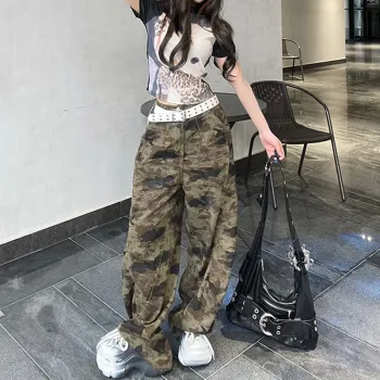 Rolling Money Jeans Unisex Camouflage
