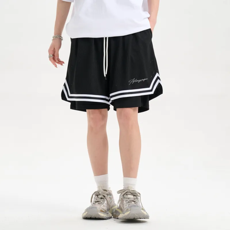 Rolling Money Basketball Shorts Unisex-3