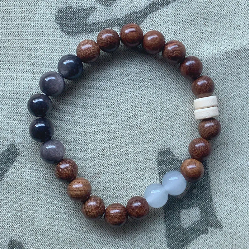 BNNYW Golden Sandalwood Bracelets Unisex-1