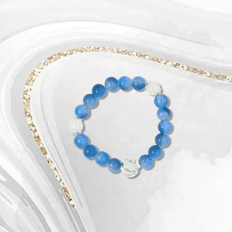 BNNYW Colored Glaze Jade Bracelets Unisex-1