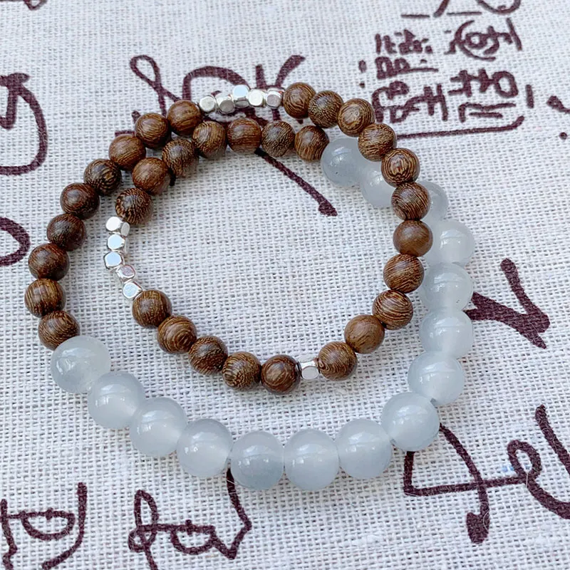 BNNYW Golden Sandalwood Bracelets Unisex-1