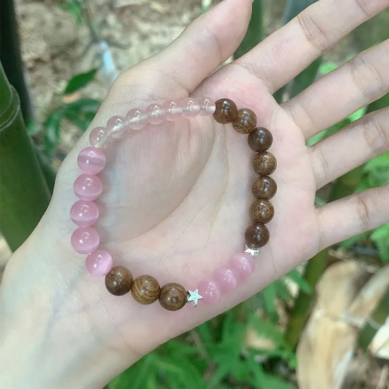 BNNYW Golden Sandalwood Bracelets Unisex-4