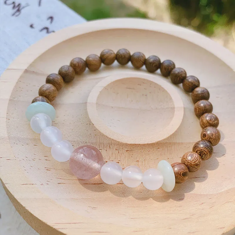 BNNYW Golden Sandalwood Bracelets Unisex-3