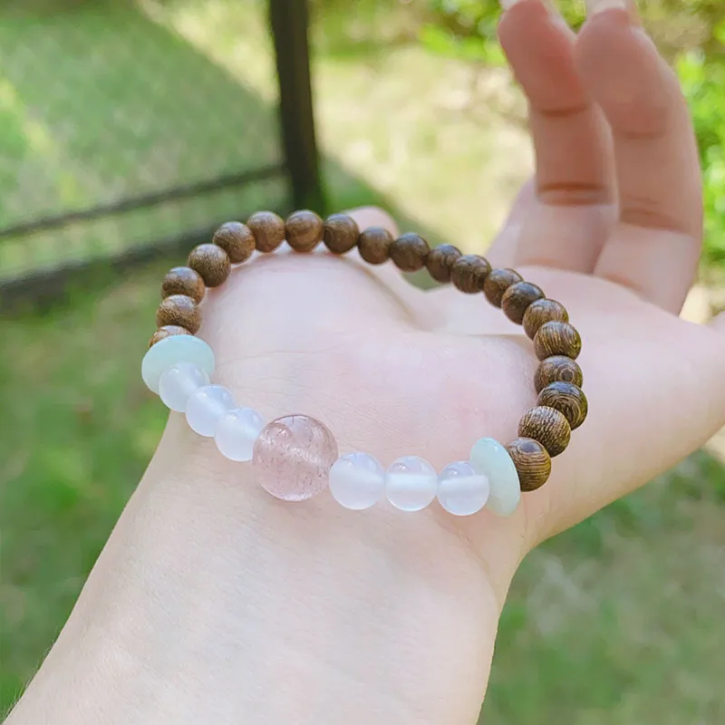 BNNYW Golden Sandalwood Bracelets Unisex-1