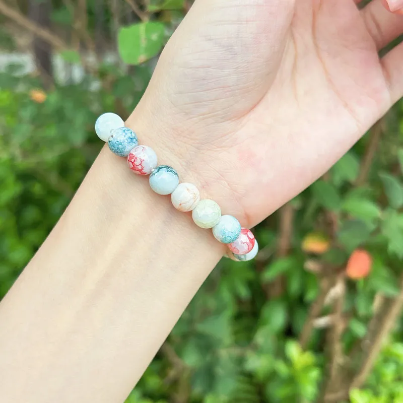 BNNYW Colored Glaze Bracelets Unisex-4