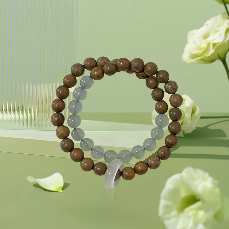 BNNYW Green Sandalwood Bracelets Unisex-1