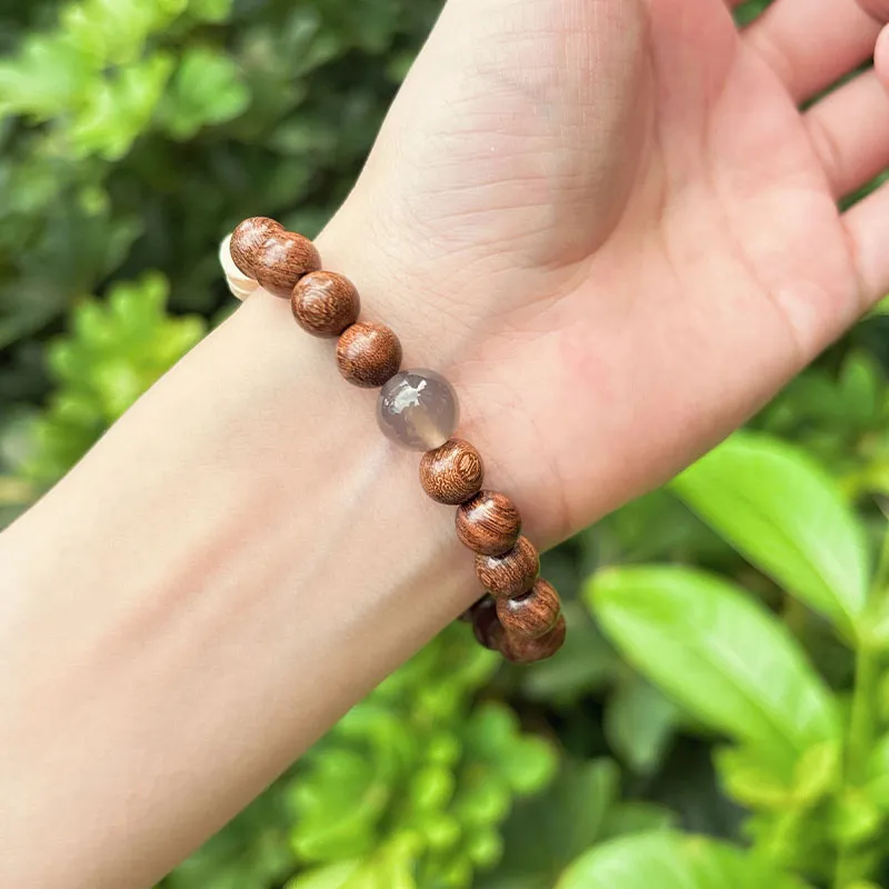 BNNYW Golden Sandalwood Bracelets Unisex-1