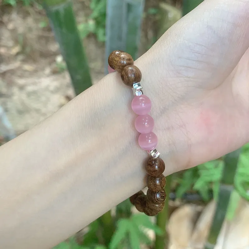 BNNYW Golden Sandalwood Bracelets Unisex-3