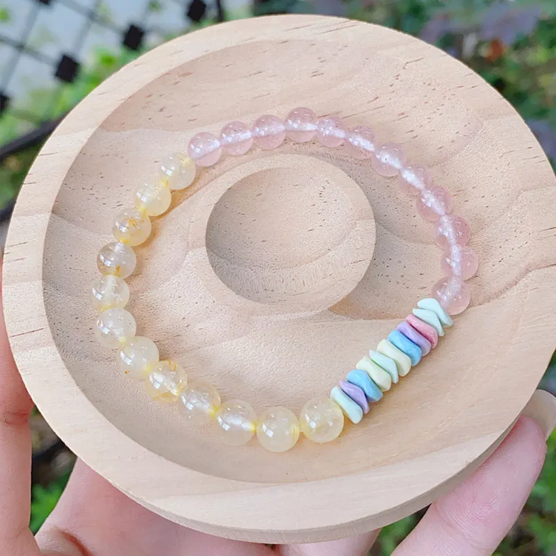 BNNYW Colored Glaze Bracelets Unisex-2