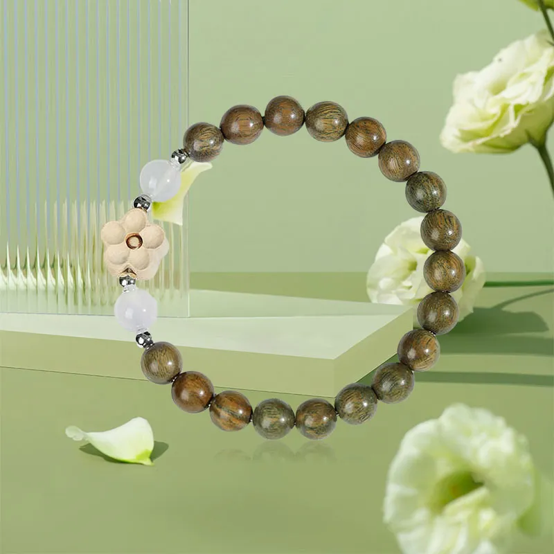BNNYW Green Sandalwood Bracelets Women's-1